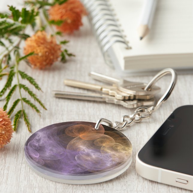 Porte-clefs Fleurs de l'espace (Devant Droit)
