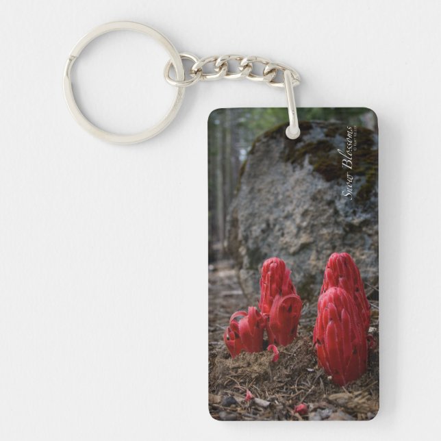 Porte-clefs Fleurs de neige (Devant)