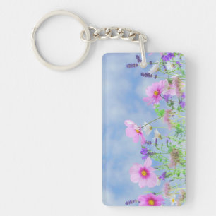 Porte-clefs Fleurs de printemps