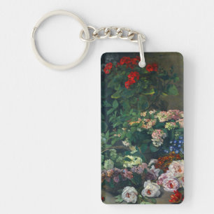 Porte-clefs Fleurs de printemps Monet