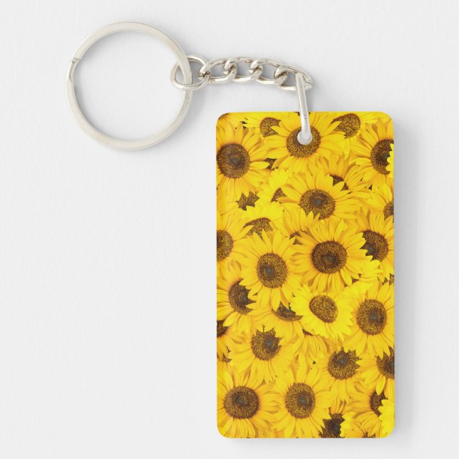 Porte-clefs Fleurs de soleil (Devant)