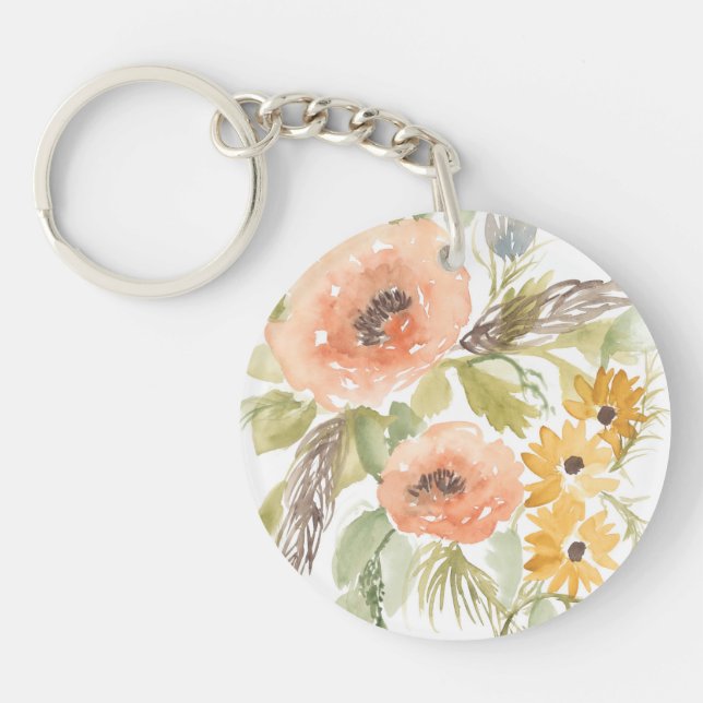 Porte-clefs Fleurs D'Été Fin I (Devant)