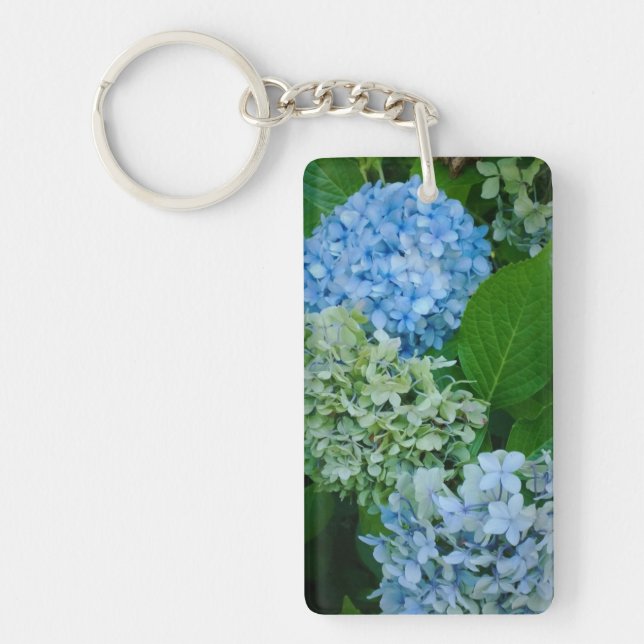 Porte-clefs Fleurs d'Hydrangea (Devant)