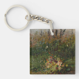 Porte-clefs Fleurs estivales du terrain