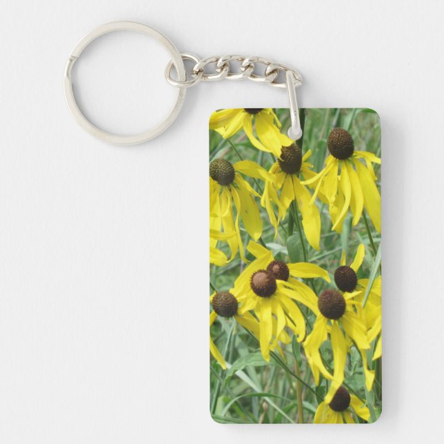 Porte-clefs Fleurs Jaunes (Devant)