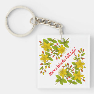 Porte-clefs Fleurs lumineuses cosy