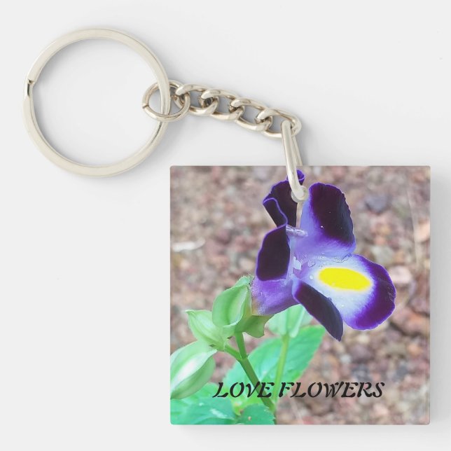 Porte-clefs Fleurs naturelles Porte - clés acryliques (Devant)
