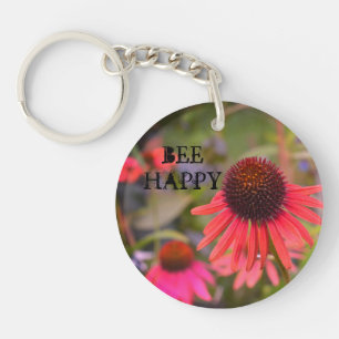 Porte-clefs Fleurs rouges au RHS Wisley Classic Round