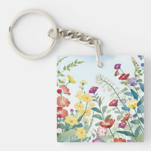 Porte-clefs Fleurs sauvages