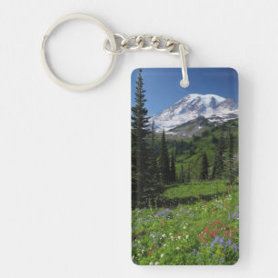 Porte-clefs Fleurs sauvages chez le mont Rainier