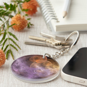 Porte-clefs Fleurs spatiales
