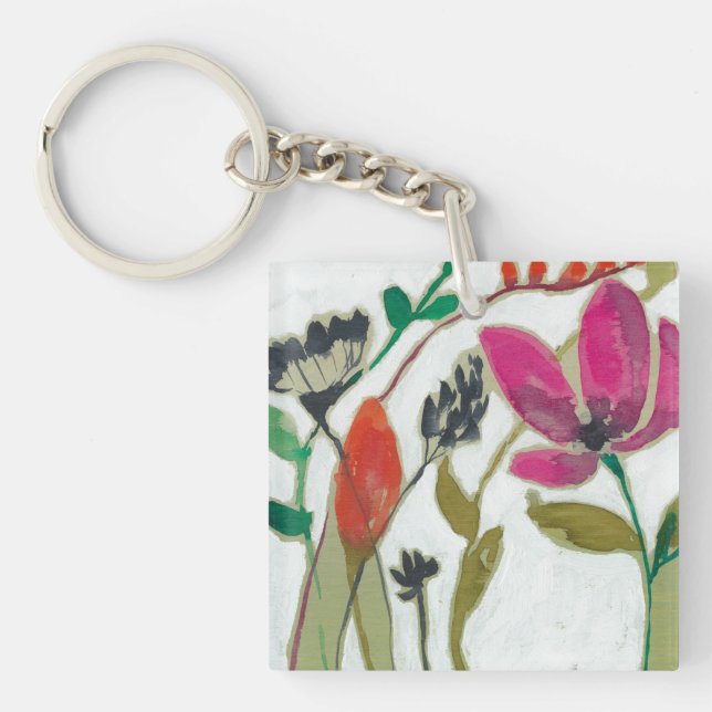 Porte-clefs Fleurs vives (Devant)
