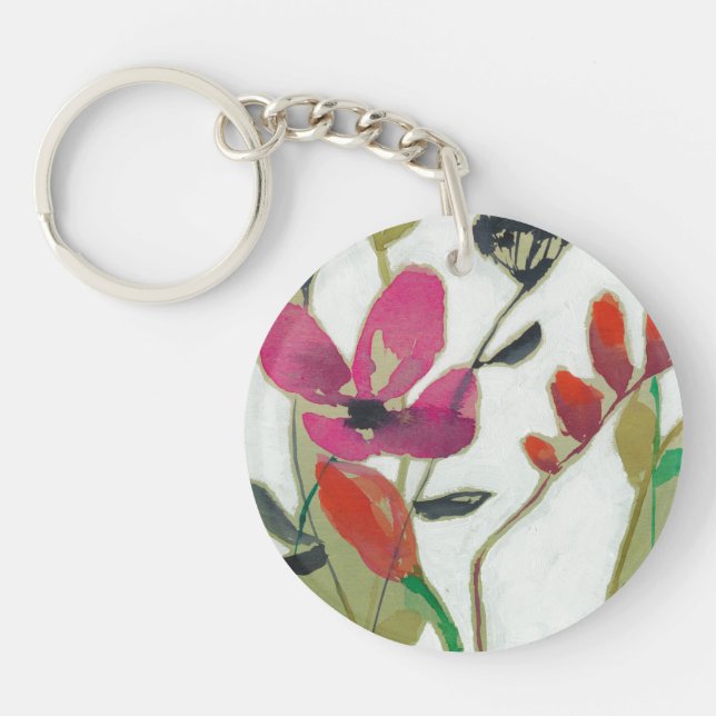 Porte-clefs Fleurs vives I (Devant)