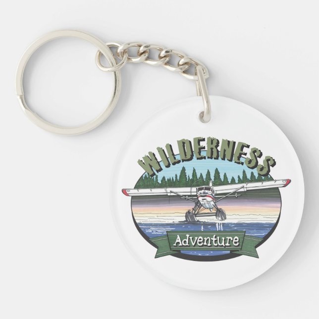 Porte-clefs Floatplane Aviation Wilderness Adventure (Devant)
