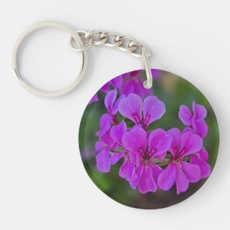 Porte-clefs Floral 2 sided acrylic keychain 