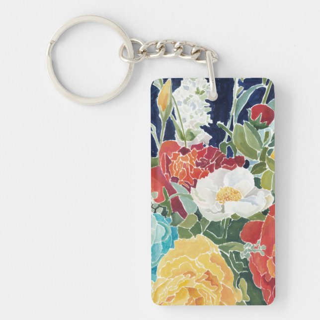 Porte-clefs Floral de minuit I (Devant)