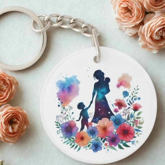 Porte-clefs Floral personnalisé (Créateur téléchargé)