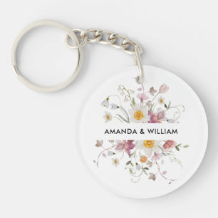 Porte-clefs Floral vintage