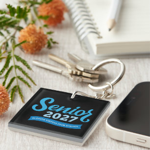 Porte-clefs Florida Virtual HS Senior 2027, Noir