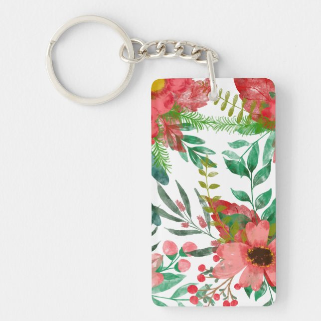 Porte-clefs Flower Art (Devant)