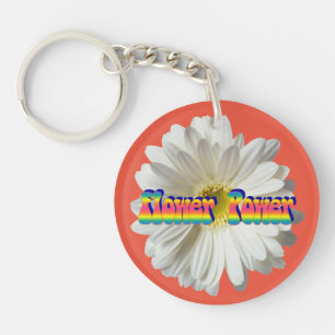 Porte-clefs Flower power 2