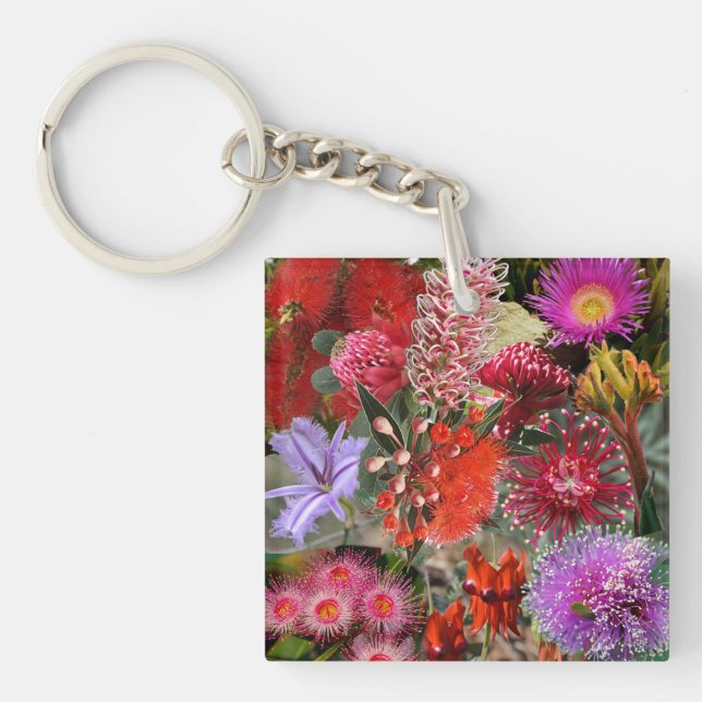 Porte-clefs Flowers sauvages australiens (Devant)