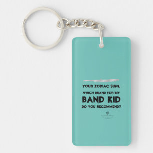 Porte-clefs Fluez Votre Signe Zodiaque Anti-ISO Lt. Turquoise