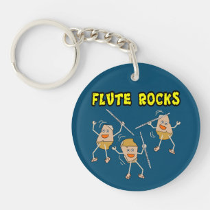 Porte-clefs Flute Rocks