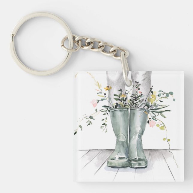 Porte-clefs Flux et croissance II (Devant)