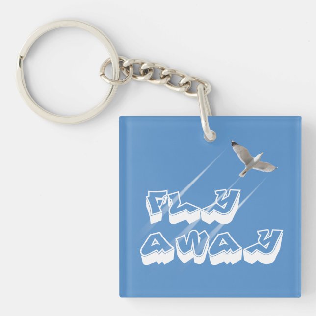 Porte-clefs Fly away (Devant)