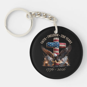 Porte-clefs Foi Liberté 250 Ans