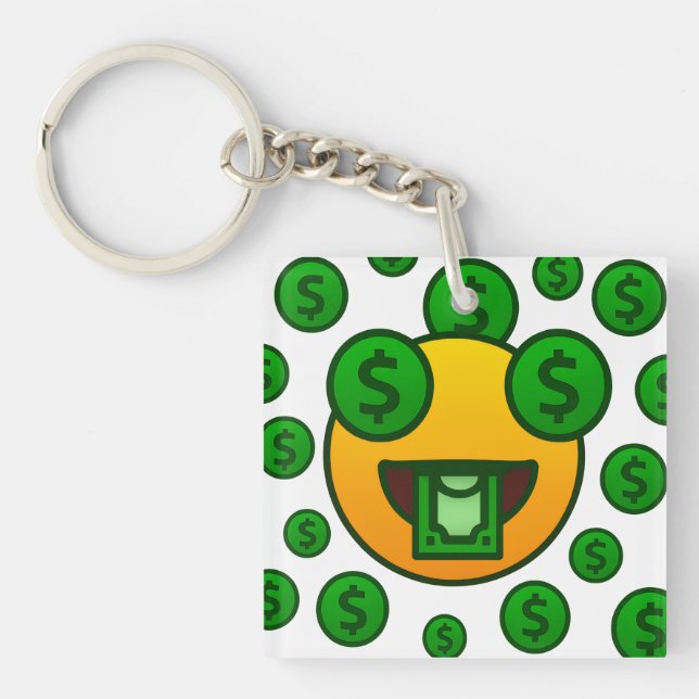 Porte-clefs Folie des Émojis (Devant)