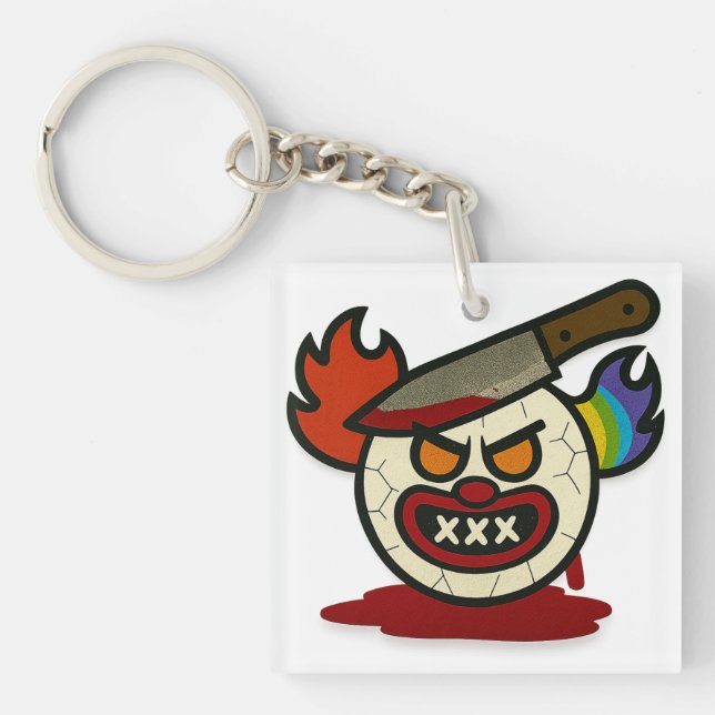 Porte-clefs Folie des Émojis (Devant)