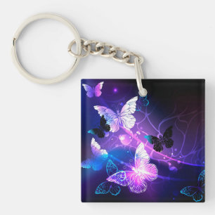 Porte-clefs Fond avec papillons de nuit