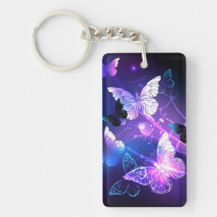 Porte-clefs Fond avec papillons de nuit