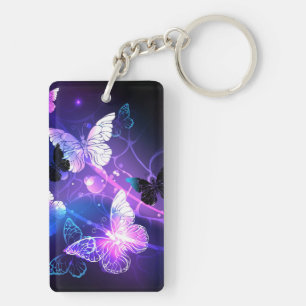 Porte-clefs Fond avec papillons de nuit