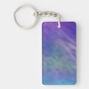 Porte-clefs Fond de ciel profond aux couleurs de l'arc-en-ciel