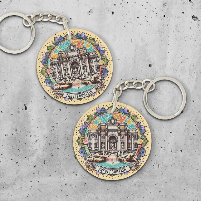 Porte-clefs Fontaine Whispering Roma (Créateur téléchargé)