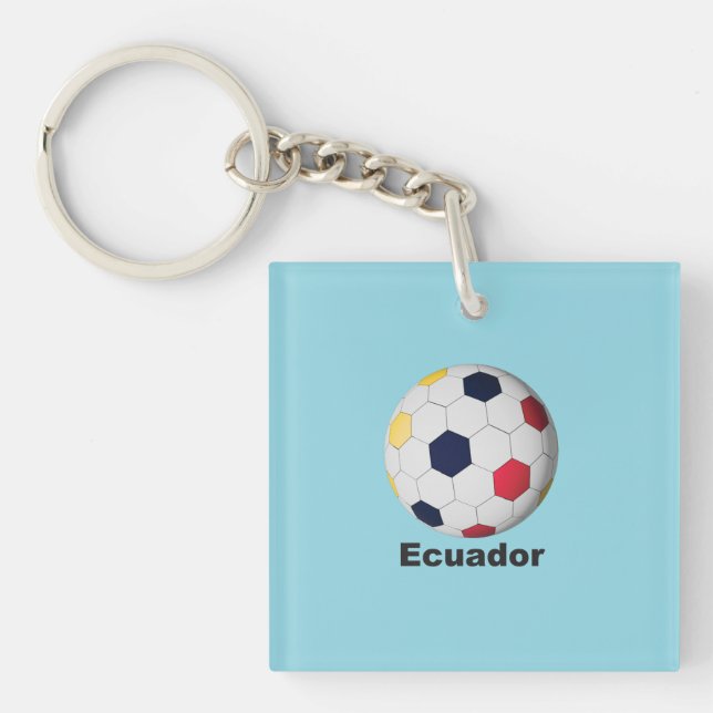 Porte-clefs Football Équateur (Devant)
