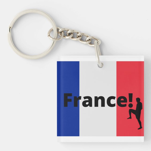 Porte-clefs Football français (Devant)