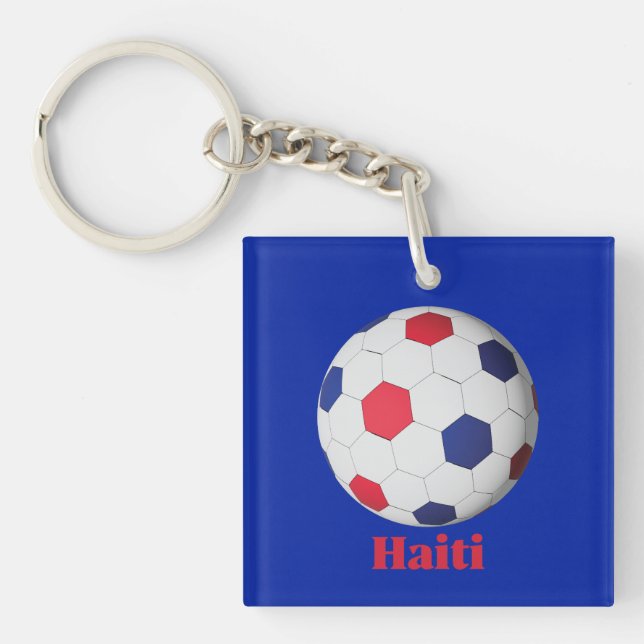 Porte-clefs Football Haïti (Devant)