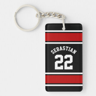 Porte-clefs Football Jersey Novelty Nom personnalisé