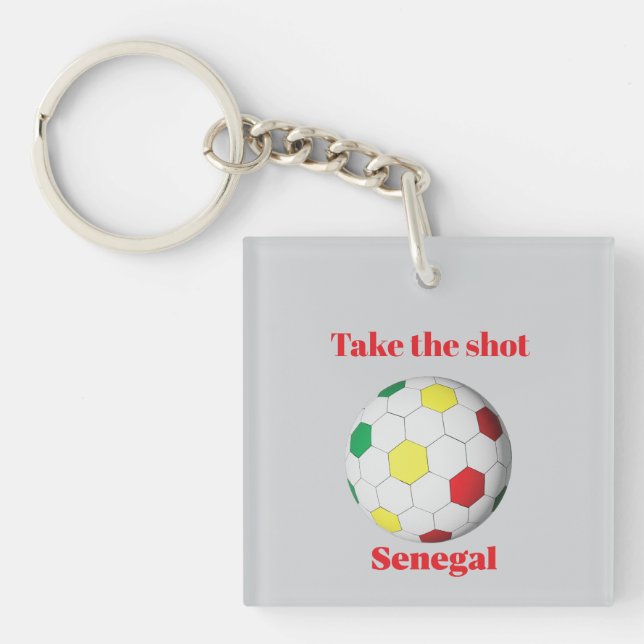 Porte-clefs Football Sénégalais (Devant)