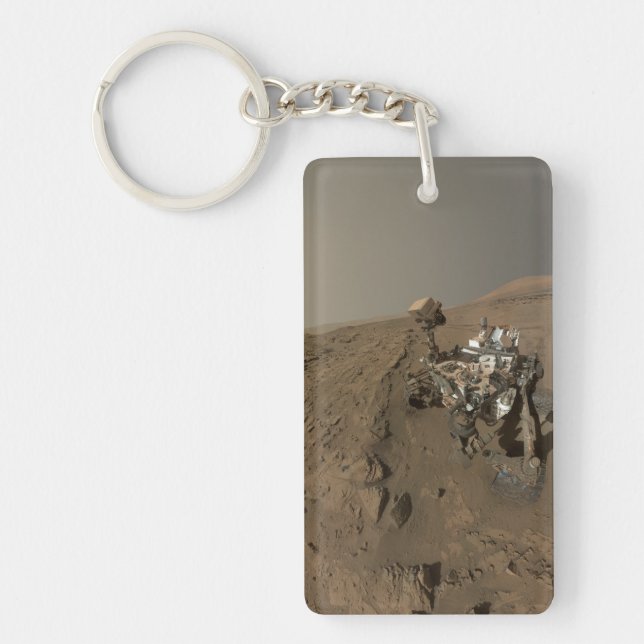 Porte-clefs Forage Mars Curiosity Red Martian Paysage (Devant)