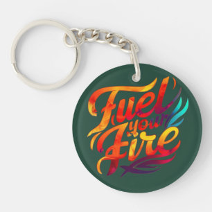 Porte-clefs "Force et dévouement"