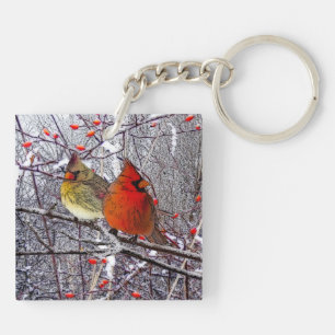 Porte-clefs Forêt cardinale