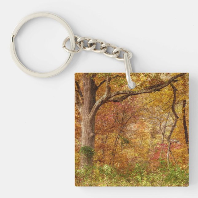 Porte-clefs Forêt d'automne (Devant)