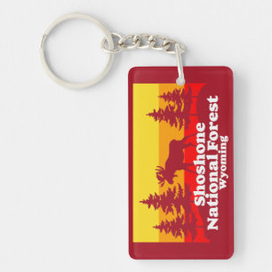 Porte-clefs Forêt nationale de Shoshone Wyoming