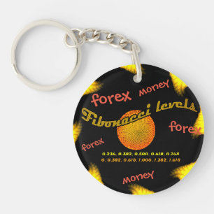 Porte-clefs Forex, Argent, Numéros Fibonacci