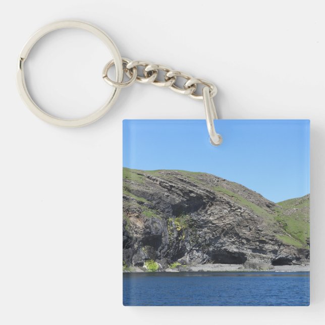 Porte-clefs Formation rocheuse de la tête de dragon de l'île d (Devant)